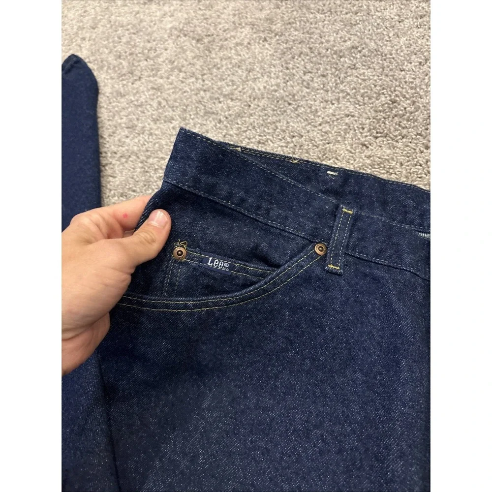 NEW 90s Vintage Men Lee MR Jeans Regular Fit 38x34 Denim 200-8989 Pepper Prewash